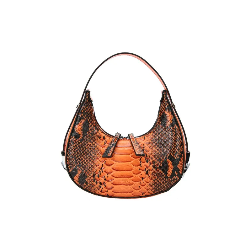 DALO PU Crescent Bag Handbag Women's Multicolor-10
