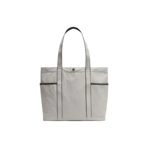 Lululemon Nylon Tote Bag, Shopping Bag, Handbag Regular Unisex Gray