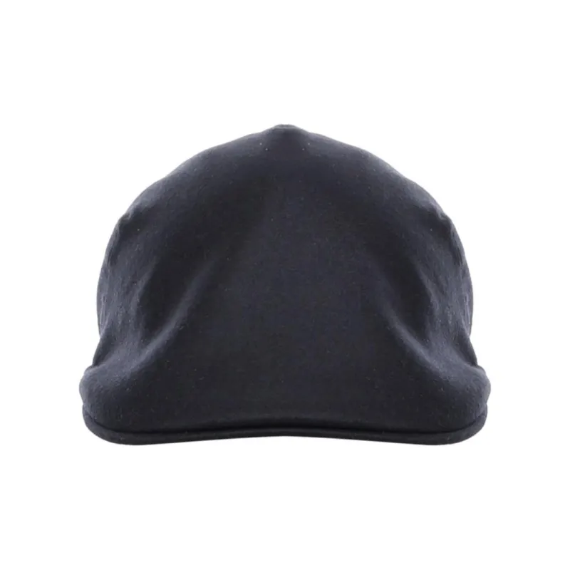 Borsalino Knitted Fabric, Wool, Cashmere Berets Men's Dark Blue-0