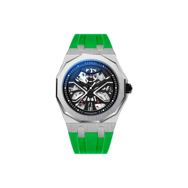 KANGOL Automatic Mechanical Movement Watch Men's Watches Cut-Out Dial-27