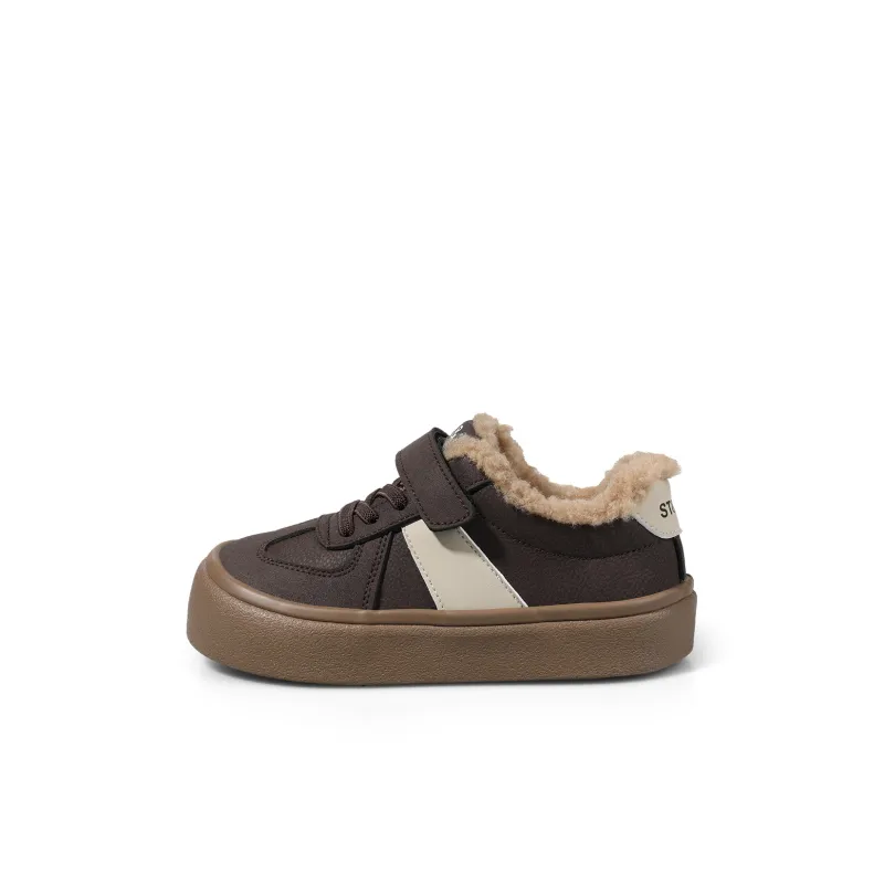 ST&SAT Slip Resistant Anti Kick Warm Low Top Kids' Skateboarding Shoes Kids'-0