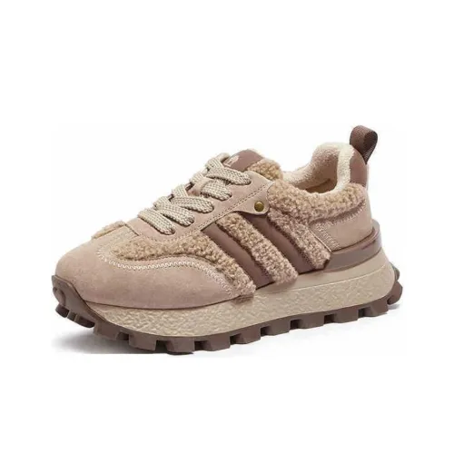CAMEL Warm And Melted Slip Resistant Warm Low Top Casual Shoes Women's