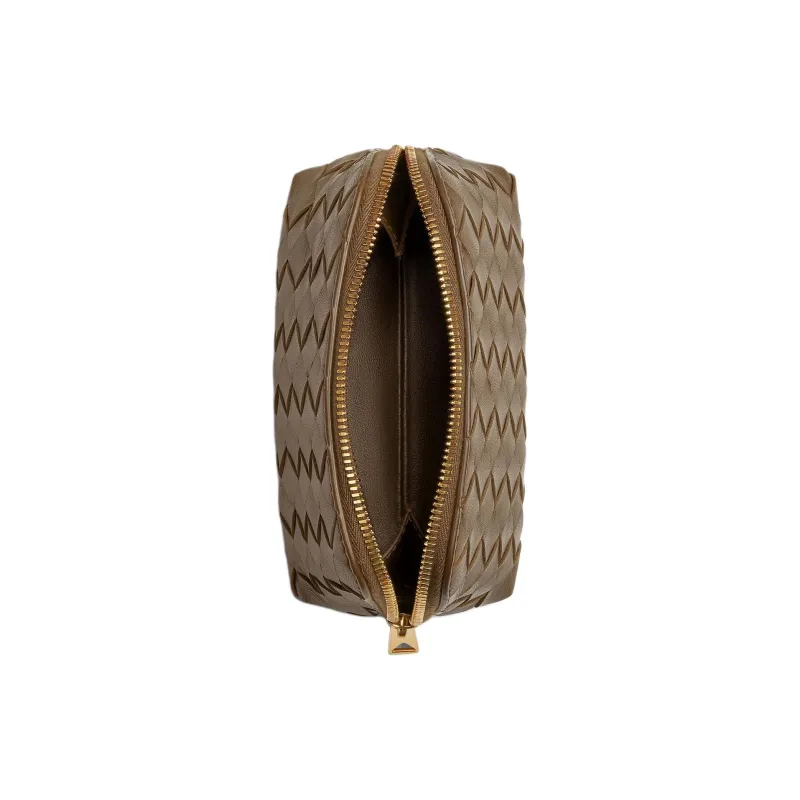 Bottega Veneta Intrecciato Calfskin Clutch Small Size Women's Pinecone-2