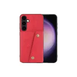 Red/Double Buckle Card Holder