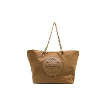TORY BURCH Ella Recycled Nylon Tote Bag Shopping Bag Handbag Shoulder Bag Women's Reddish Umber