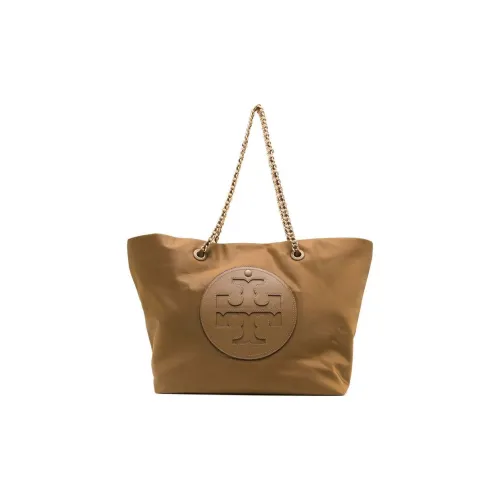 TORY BURCH Ella Recycled Nylon Tote Bag Shopping Bag Handbag Shoulder Bag Women's Reddish Umber