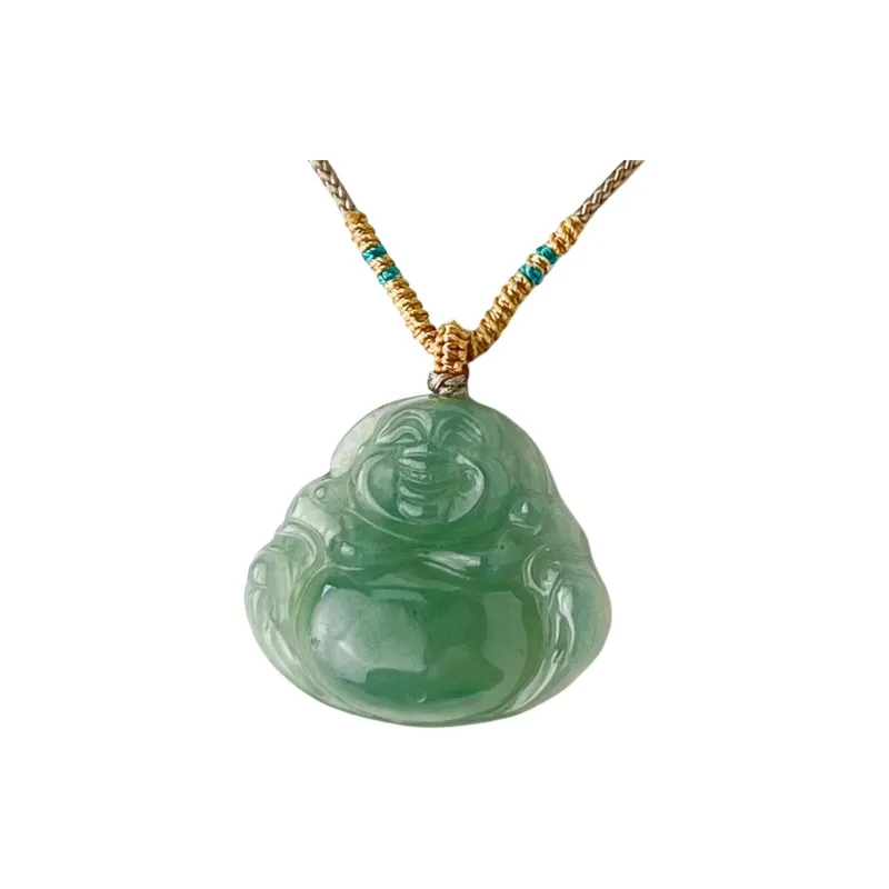 Oriental Jade Ice Glutinous Jadeite Necklaces Unisex-0