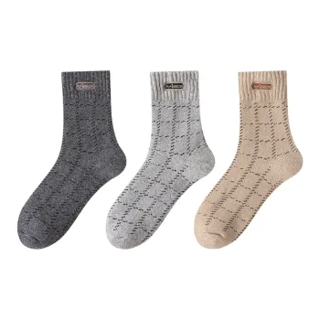 MIIOW Mid Calf Socks Unisex 3 Pack
