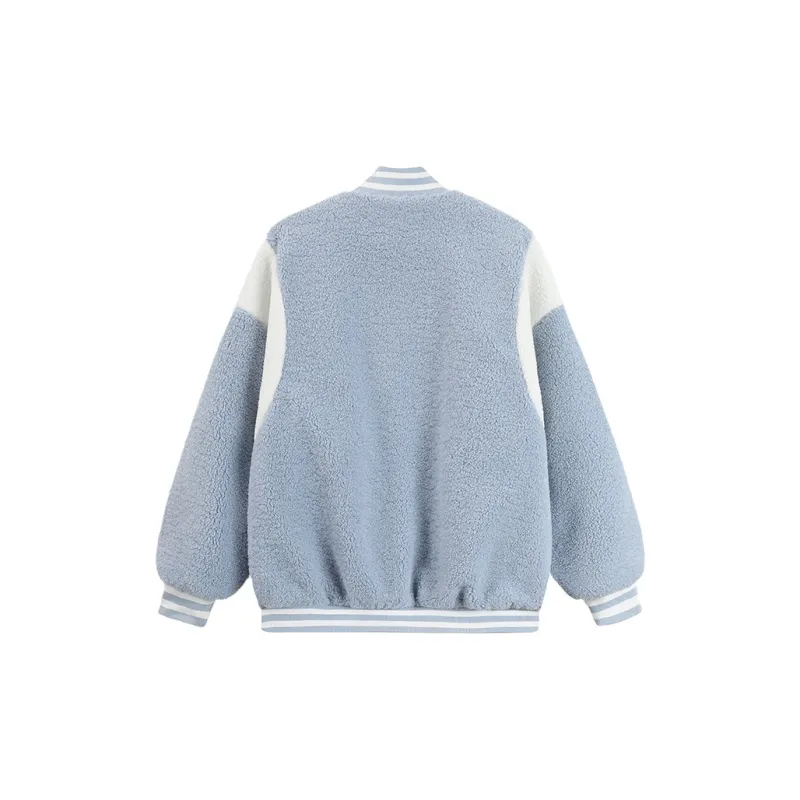 Crying Center Velvet Jackets Unisex Milk Blue-1
