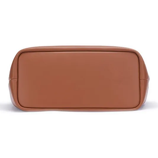 HXXXXS Cow Leather Shoulder Bag Women's Caramel-3