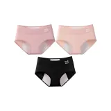 3 Pack (E Combo)-Classic Leak-Proof-Cameo Brown+Light Pink+Black