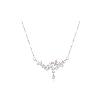 TEEX Sparkling Diamond Necklaces Women's