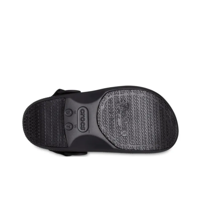 Crocs Classic Slip Resistant Work Clog Clogs Unisex Black-5
