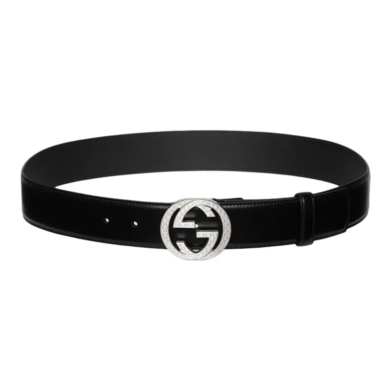 GUCCI Leather Belts Men's Black -0