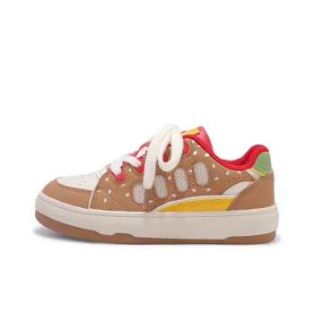SNXR Cushioning Lightweight Low Top Skateboard Shoes Women's Burger Color