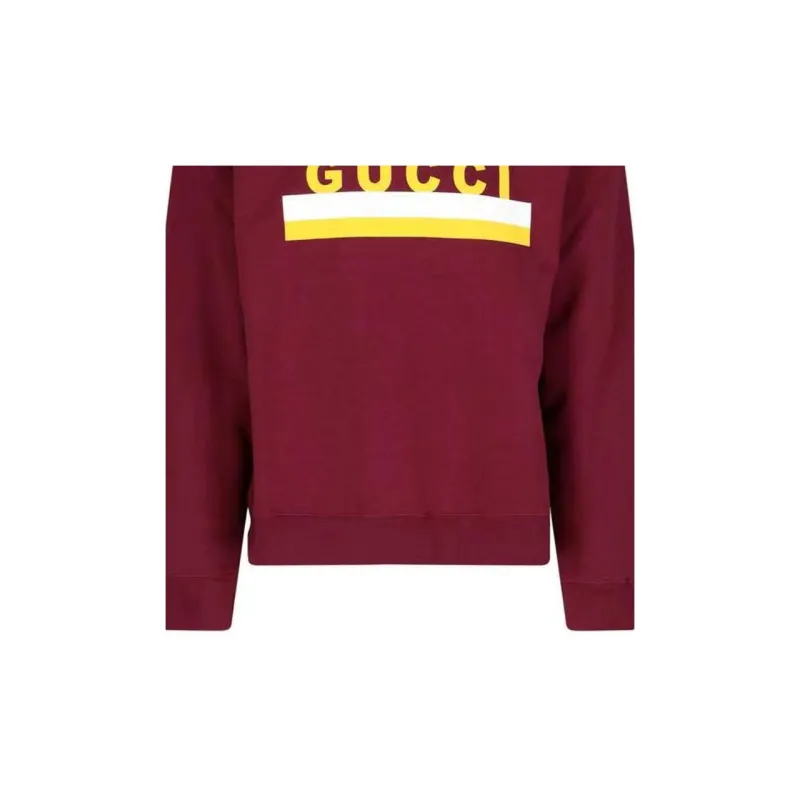 GUCCI Sweatshirts Men Brown Red-4
