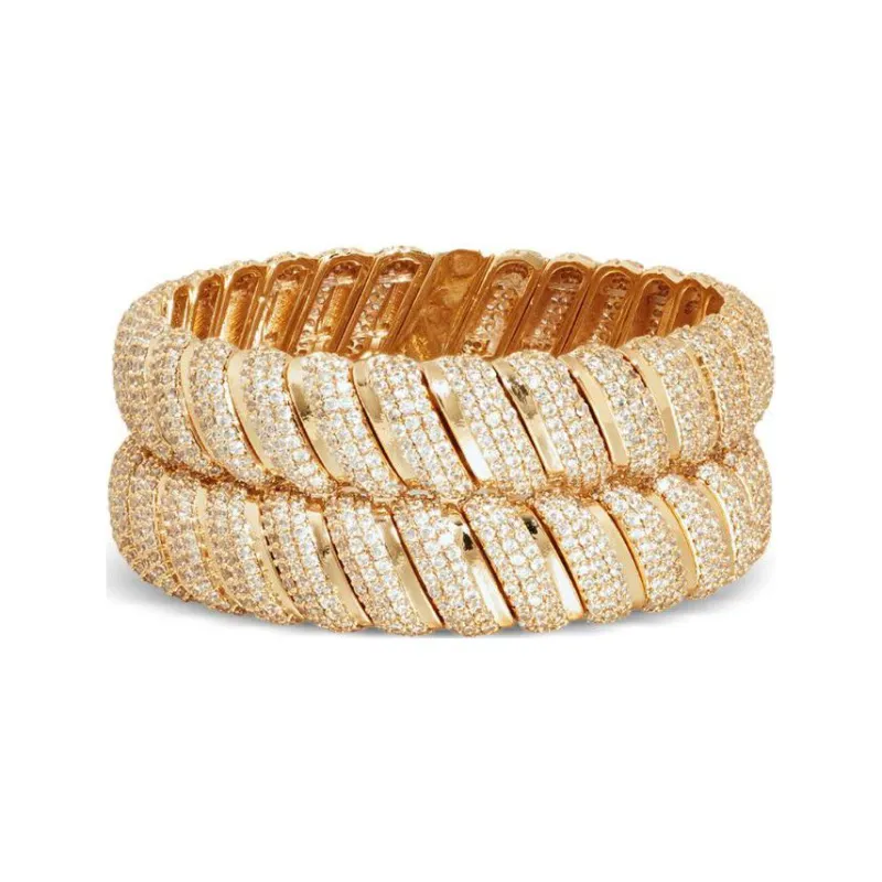 Roxanne Assoulin The Pavé Large Cobra Bracelets-1