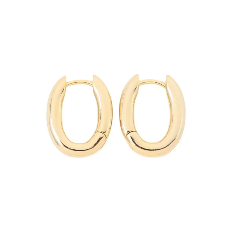 Beams Brass Earrings Women's Silver/Gold-2