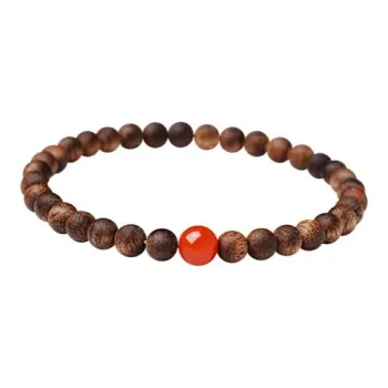 RIXIANGWAN Fragrance Agarwood Wooden Bracelets Unisex