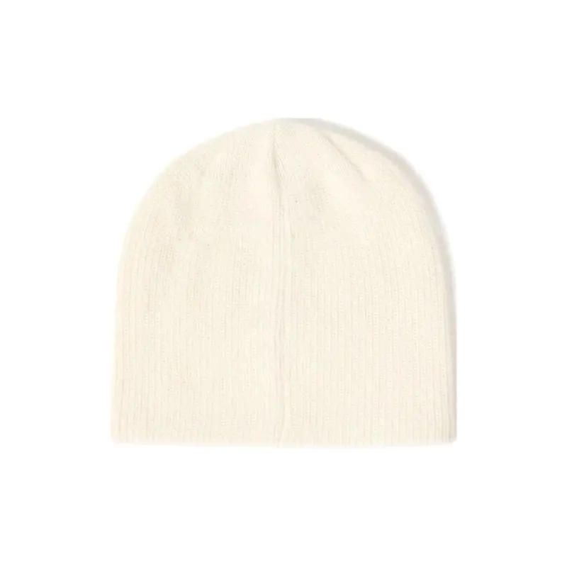 Beams Acrylic, Angora Wool, Nylon Beanies Women's Beige-0