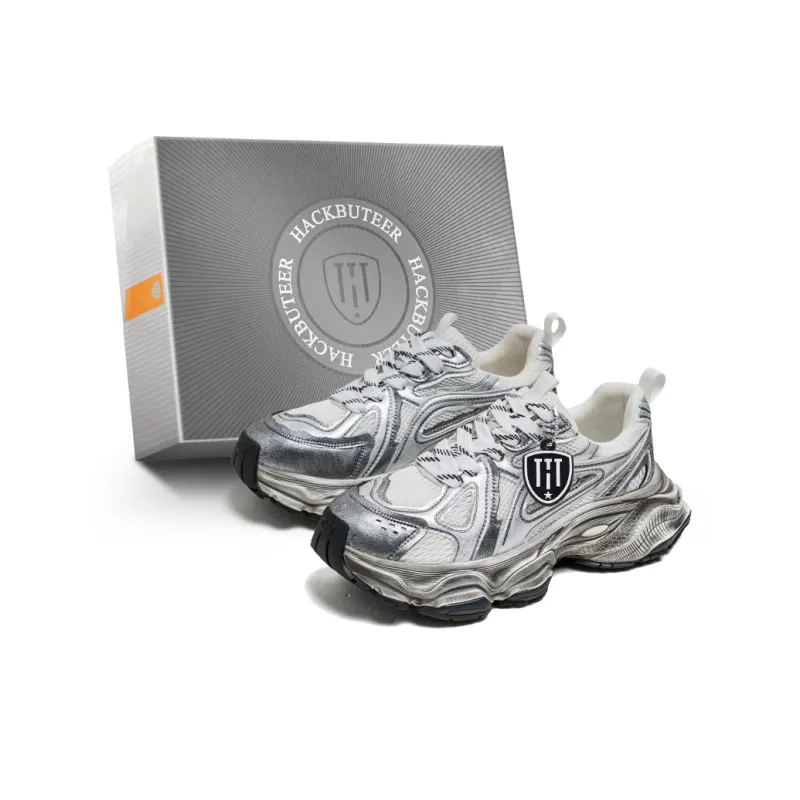 HACKBUTEER Low-Top Chunky Sneakers Men's Box-8