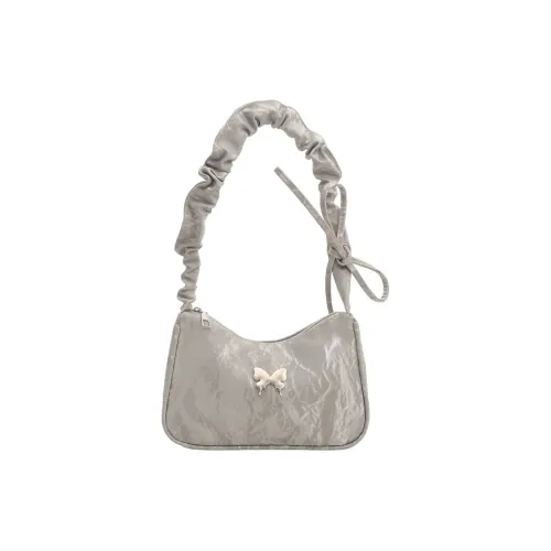 HCXK Pu Advanced Niche Butterfly Bag For Women's Unisex White/Black/Blue/Khaki/Brown