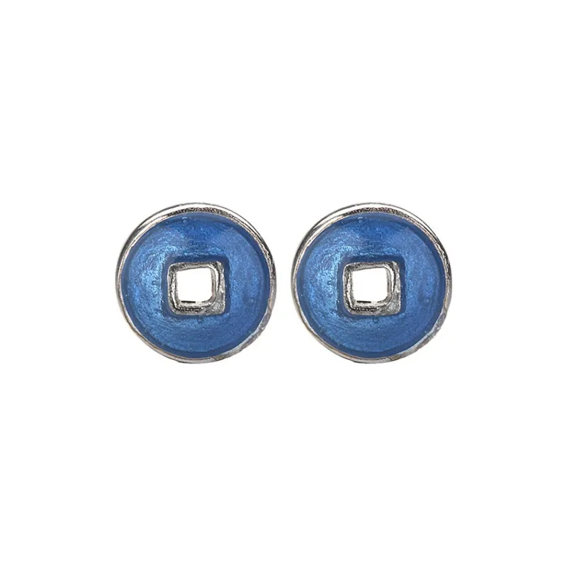 MYSHINE 925 Sterling Silver Stud Earrings Women's-0