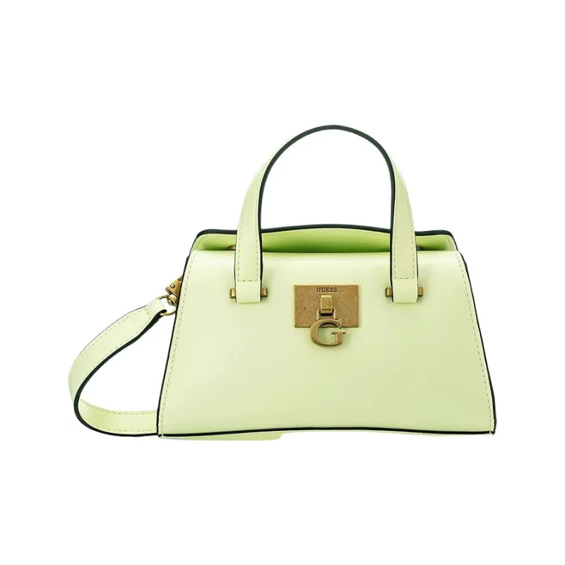 GUESS Synthetic Leather Shoulder Bag Crossbody Bag Handbag Medium Size Women's Yellow-1