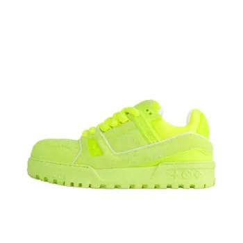 LOUIS VUITTON Trainer Maxi 2025 Spring Men's Collection Low Top Skateboard Shoes Men's Green