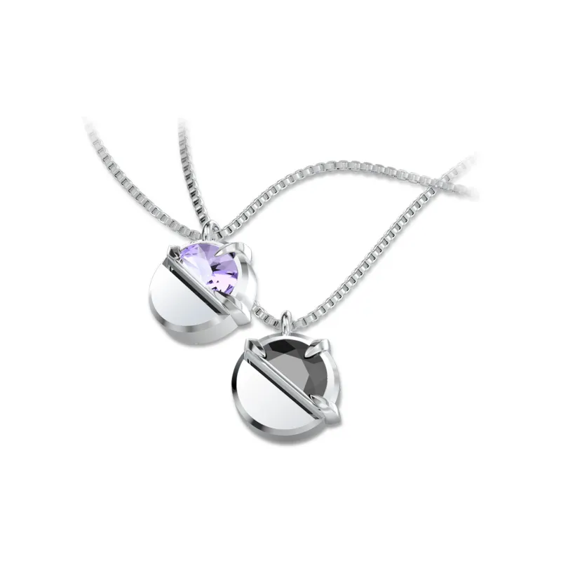Mistova JEWELRY S925 Silver Semi Precious Stone Necklace Unisex-0