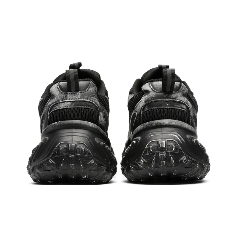 BANGNEY Anti Slip Wear Resistant Breathable Height Increasing Low Top Chunky Sneakers Unisex-4
