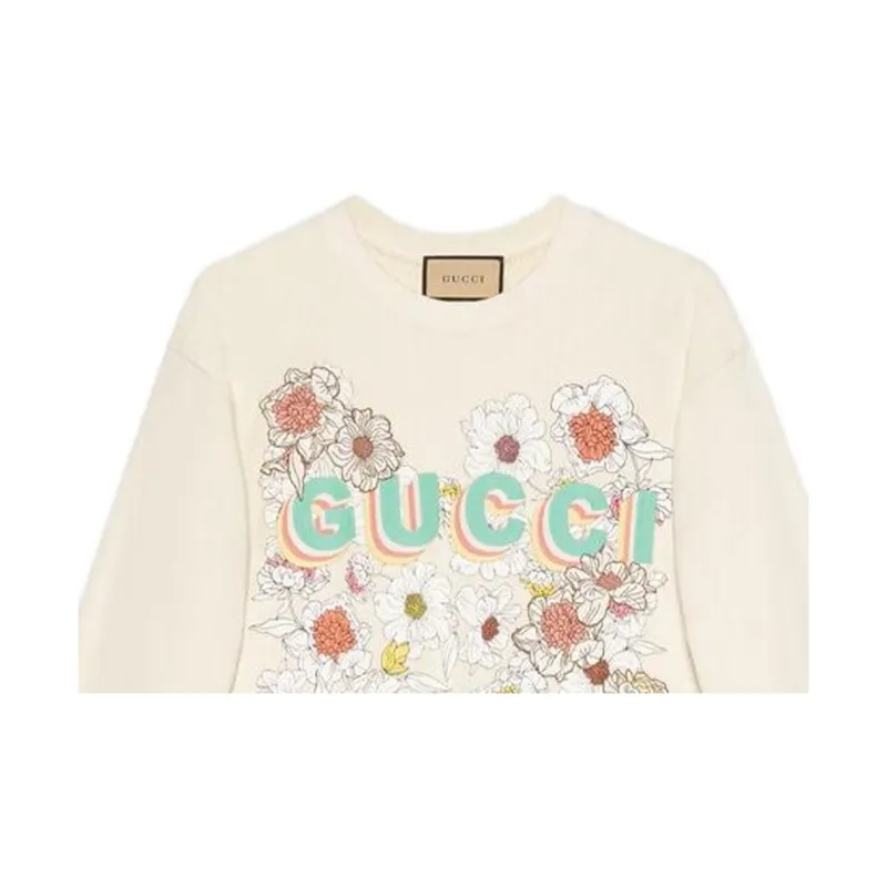 GUCCI Fw22 Tanabata Series Sweaters Women's Ecru-4
