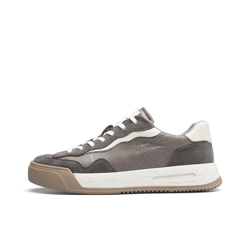 D FUSE SCANDINAVIA Low Top Skateboard Shoes Black, Khaki-5