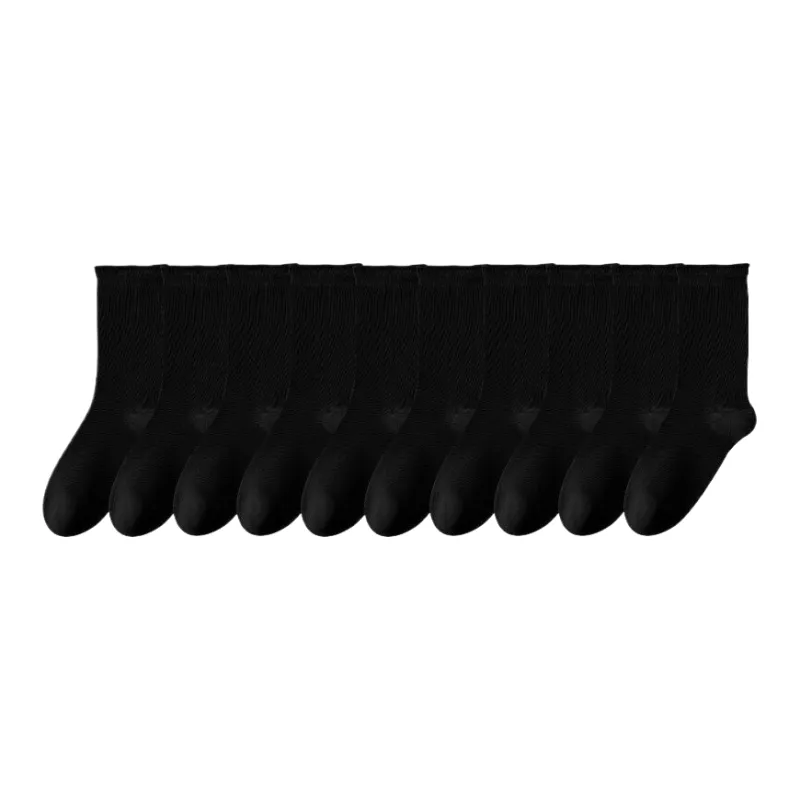 Lan Miao Mid Calf Socks Women's 10 Pack-7