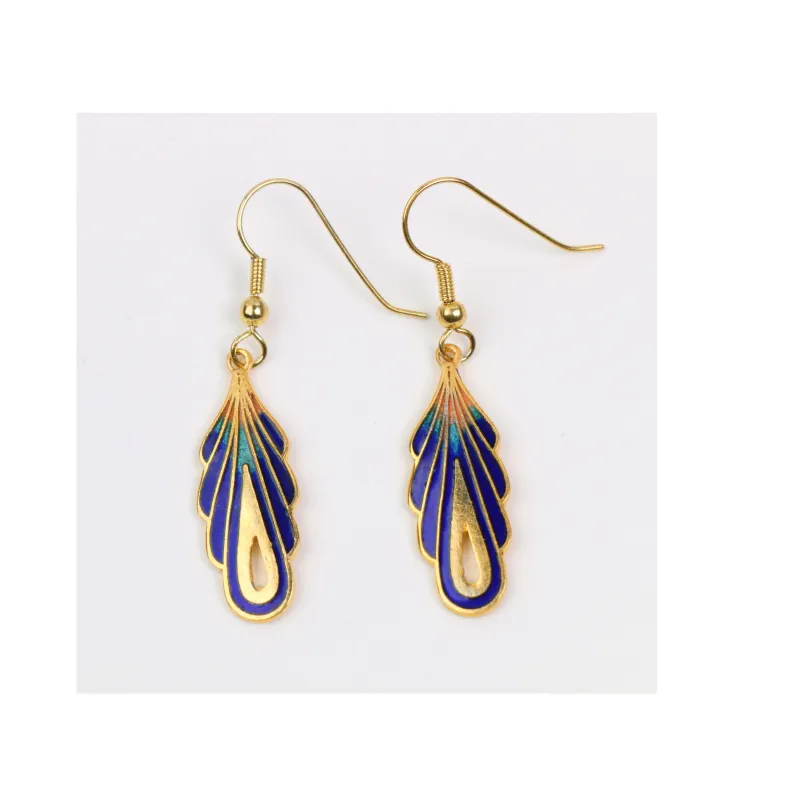 HONGQIAO Enamel Earrings Women's-1