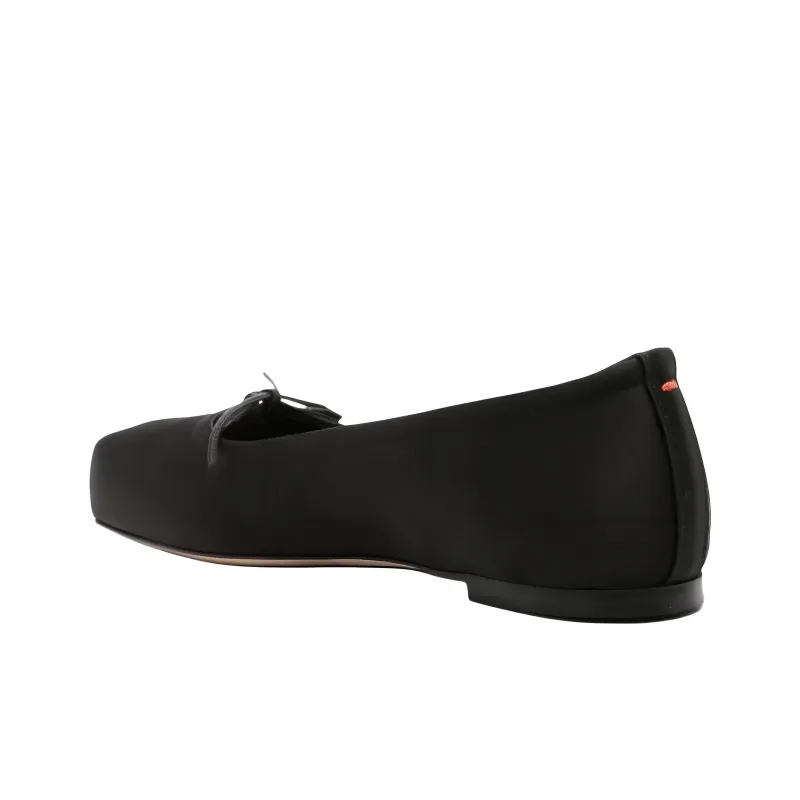 Aeyde Gabriella Satin Ballerina Shoes Women's-3