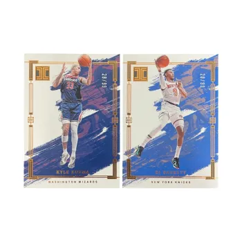 PANINI Kuzma+RJ Barrett 2023 24 Xiao Zhenjin Thick Card Wizards 28/99+Knicks 28/99 Same Edition Sports Cards 2 Pcs