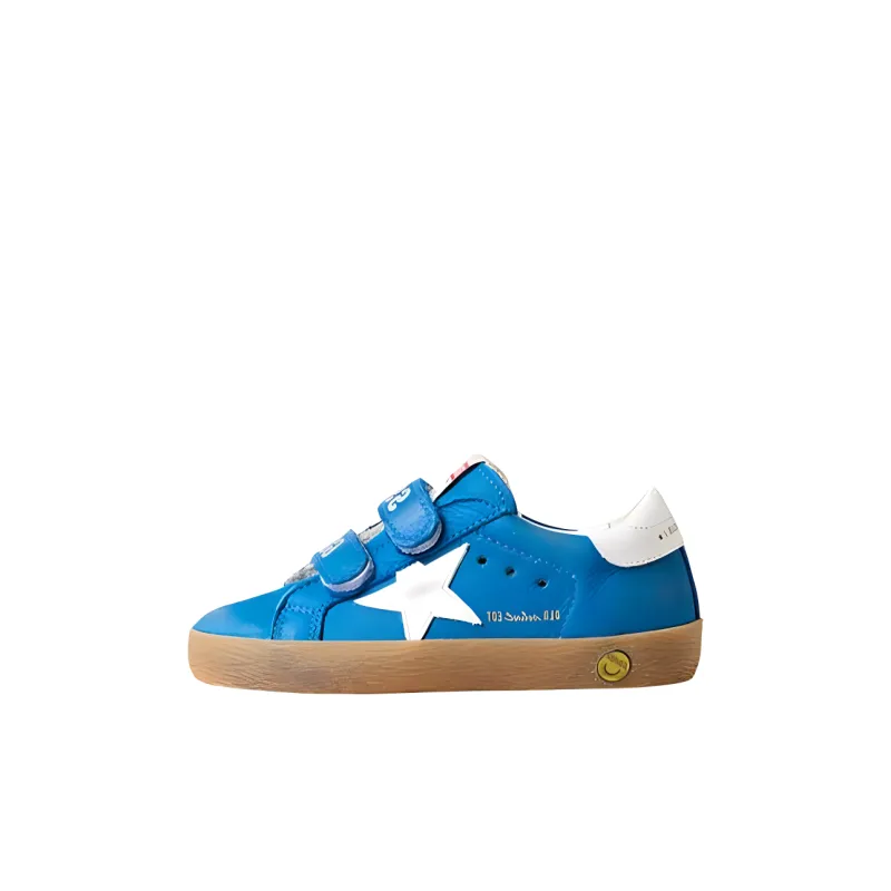 Golden Goose Low Top Kids' Skateboarding Shoes Blue Kids'-0