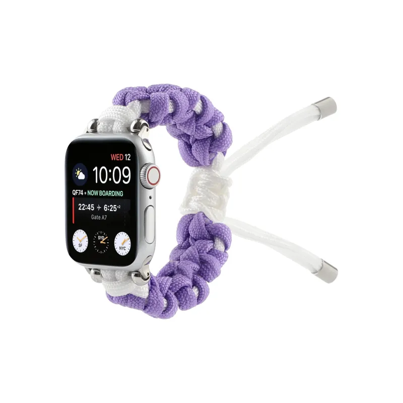 MSSM Watch Band Apple Compatibility Umbrella Cord Material-8