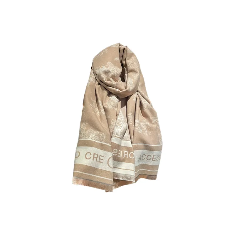 Cranta Komeia Faux Cashmere Knit Scarves Women's-4
