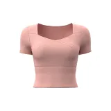 [Patchwork Short-Sleeved]Barbie Pink