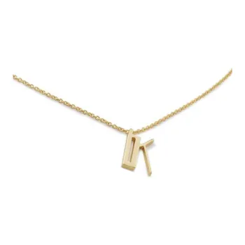 Monica Vinader Alphabet K Pendant Necklace