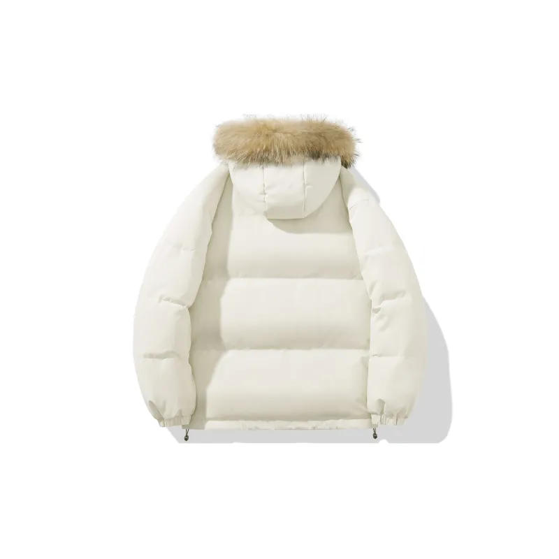 BOTH PLAY Down Jacket Unisex Beige Apricot-1