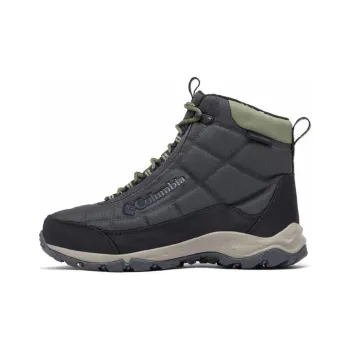 Columbia Firecamp Anti Slip Wear Resistant High Top Hiking Shoes Men's Gray
