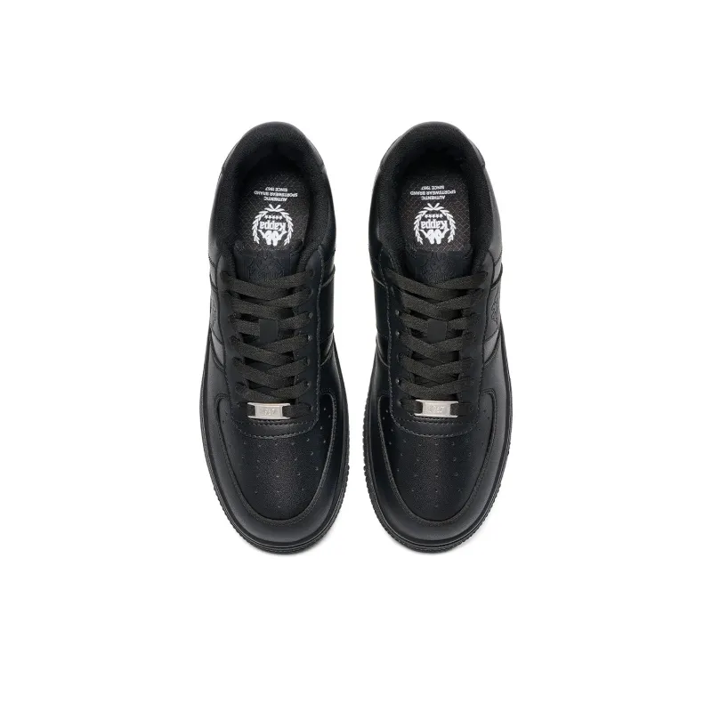 Kappa Back to Back Slip Resistant, Abrasion Resistant, Lightweight, Breathable Low Top Skateboard Shoes Unisex Black-3