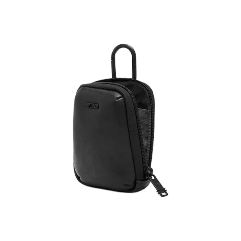 TUMI Cow Leather Storage Bag Unisex Black-1