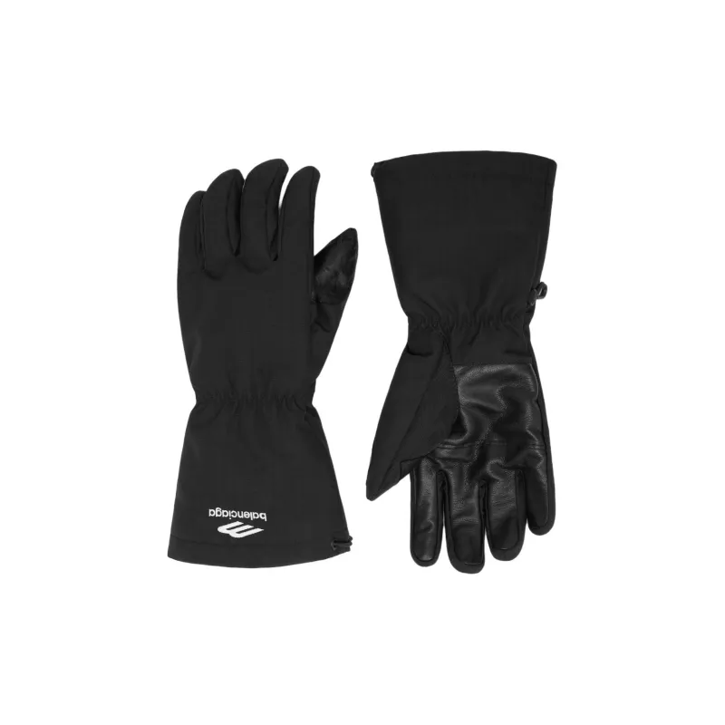 Balenciaga Polyester Gloves Men's Black-1