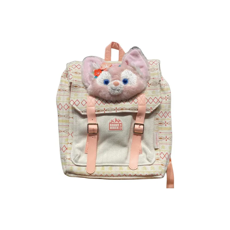 Disney Canvas Backpack Regular Women's Pink-1