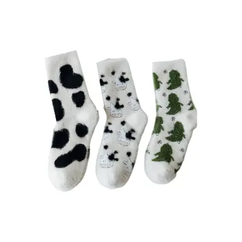 Inside The Orange Mid Calf Socks Women's 3 Pack