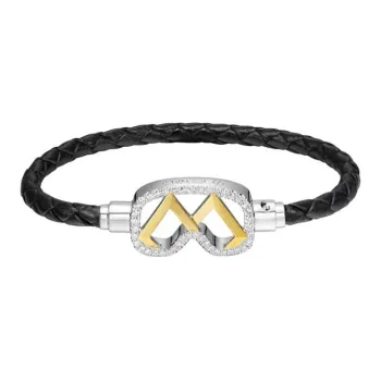 ICEWALD 925 Sterling Silver Bracelets Unisex Gold/Silver